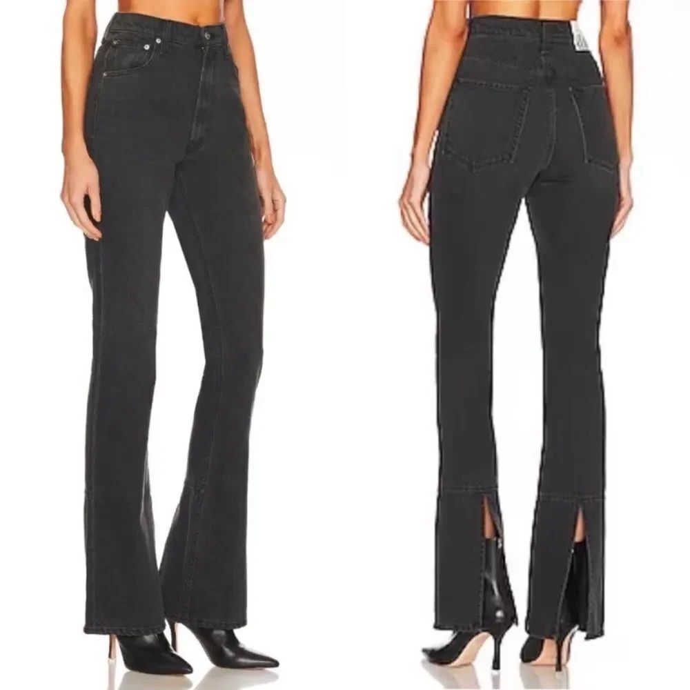 MOTHER SNACKS! NWT High Waist Wedge Slit Heel Jeans in Mouthwatering Size 29